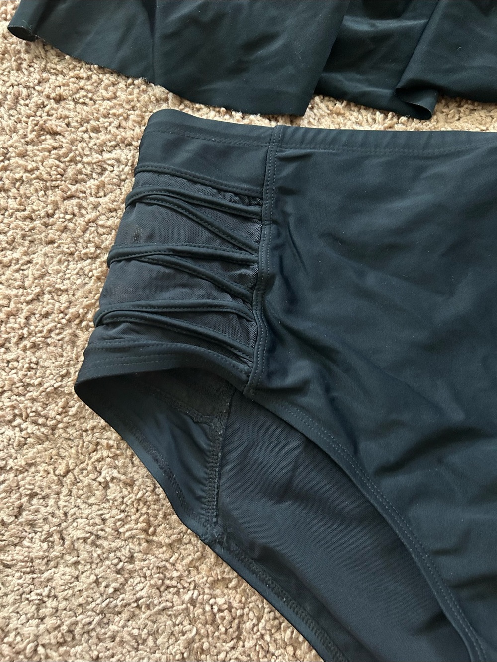 Torrid Size 2 Black Two-Piece Flounce Bikini Set - Picture 6 of 12